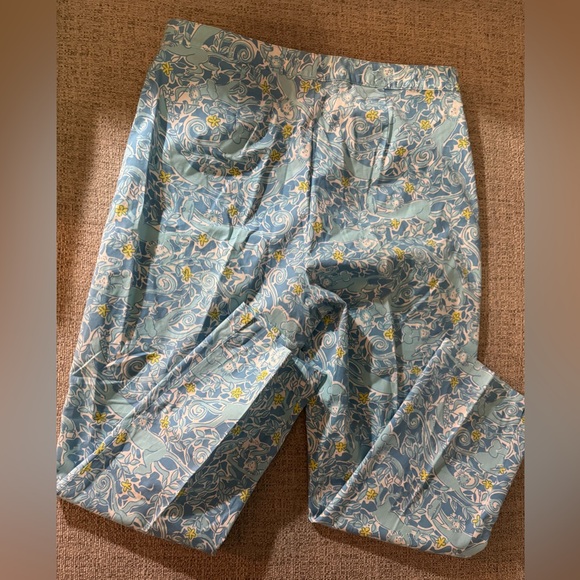 Lilly Pulitzer Kiss the Cook Monkey Chef cropped pants - Picture 6 of 8